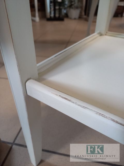 powystawowe -50 % STOLIK regał NAPISY BIEL SHABBY powystawowe -50 % STOLIK regał NAPISY BIEL SHABBY