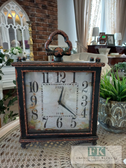 ZEGAR STOJĄCY metal 44 CM RETRO
