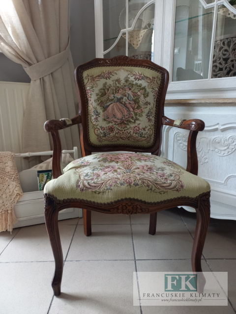 UROCZY FRANCUSKI FOTEL scenka rodzajowa