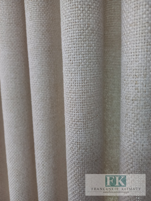 ZASŁONA NATURA GRUBY SPLOT NATURA 300/250 PIASKOWY MELANŻ