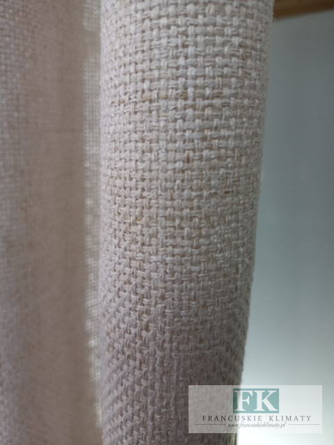 ZASŁONA NATURA GRUBY SPLOT NATURA 300/250 PIASKOWY MELANŻ
