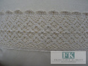 KŁ. POSZEWKA DEKORACYJNA PERŁA KREMOWA 40X40 SHABBY , PROWANSJA , VINTAGE