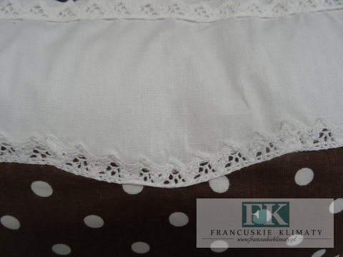 KŁ. POSZEWKA DEKORACYJNA BROWN HEART 45X45 SHABBY , PROWANSJA , VINTAGE