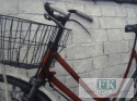KŁ. POSZEWKA DEKORACYJNA STREET BIKE 40X40 SHABBY , PROWANSJA , VINTAGE