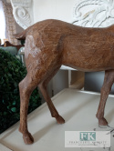 FIGURKA , FIGURA JELEŃ STOJĄCY 46 CM
