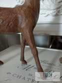 FIGURKA , FIGURA JELEŃ STOJĄCY 46 CM