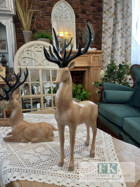 FIGURA RENIFER stojący 46 cm