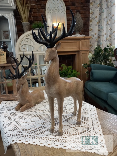 FIGURA RENIFER stojący 46 cm
