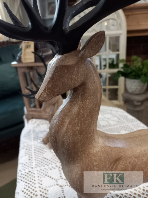 FIGURA RENIFER stojący 46 cm