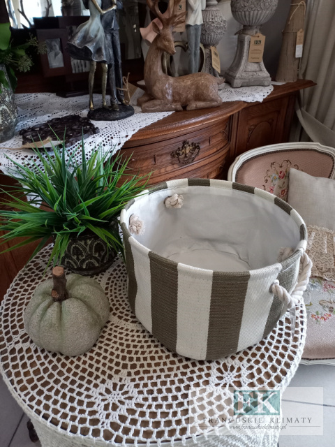 STYLOWY KOSZ TEKSTYLNY WYS 20 CM BOHO OSŁONKA STYLOWY KOSZ TEKSTYLNY WYS 20 CM BOHO OSŁONKA