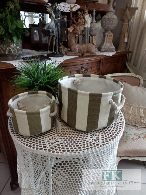 STYLOWY KOSZ TEKSTYLNY WYS 20 CM BOHO OSŁONKA STYLOWY KOSZ TEKSTYLNY WYS 20 CM BOHO OSŁONKA