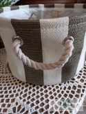 STYLOWY KOSZ TEKSTYLNY WYS 20 CM BOHO OSŁONKA STYLOWY KOSZ TEKSTYLNY WYS 20 CM BOHO OSŁONKA