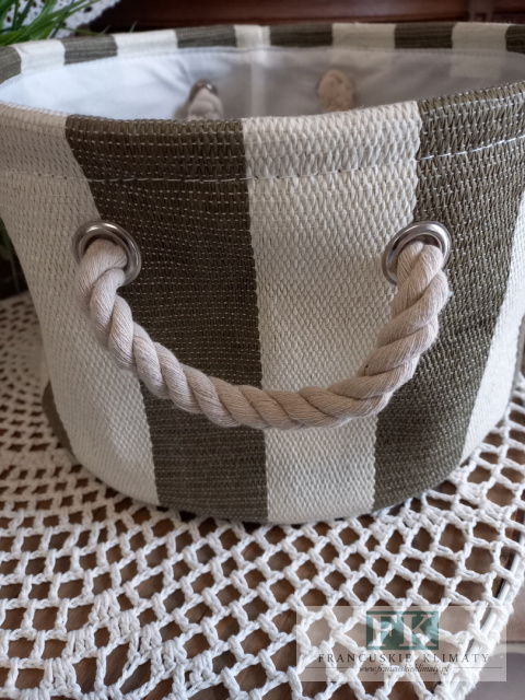 STYLOWY KOSZ TEKSTYLNY WYS 20 CM BOHO OSŁONKA STYLOWY KOSZ TEKSTYLNY WYS 20 CM BOHO OSŁONKA