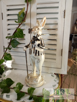   FIGURA KRÓLIK / ZAJĄC Z LASECZKĄ 30,5 cm