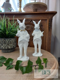FIGURA KRÓLIK / ZAJĄC Z BUTELKĄ 24 CM FIGURA KRÓLIK / ZAJĄC Z BUTELKĄ 24 CM