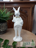 FIGURA KRÓLIK / ZAJĄC Z BUTELKĄ 24 CM FIGURA KRÓLIK / ZAJĄC Z BUTELKĄ 24 CM