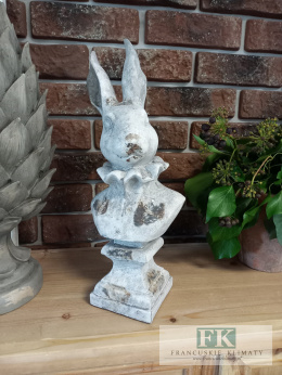 FIGURA POPIERSIE KRÓLIK ZAJĄC 38,5 CM VINTAGE RETRO