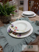 SERWIS OBIADOWY 18 ELEMETOWY KPL "LUNA" PORCELANA 6/18 SERWIS OBIADOWY 18 ELEMETOWY KPL "LUNA" PORCELANA 6/18