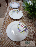 SERWIS OBIADOWY 18 ELEMETOWY KPL "LUNA" PORCELANA 6/18 SERWIS OBIADOWY 18 ELEMETOWY KPL "LUNA" PORCELANA 6/18