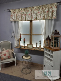 KPL KOMPLET LAMBREKIN Z BOKAMI , KWIATY , WOAL 400/40 140/160 W STYLU FRANCSKIM SHABBY KPL KOMPLET LAMBREKIN Z BOKAMI , KWIATY , WOAL 400/40 140/160 W STYLU FRANCSKIM SHABBY