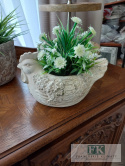 DONICA - OSŁONKA CERAMICZNO- BETONOWA "KURA" 25,5 CM DONICA - OSŁONKA CERAMICZNO- BETONOWA "KURA" 25,5 CM