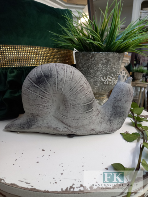 FIGURA CERAMICZNO - BETONOWA "ŚLIMAK" 30 CM , DO WNĘTRZ I OGRODÓW FIGURA CERAMICZNO - BETONOWA "ŚLIMAK" 30 CM , DO WNĘTRZ I OGRODÓW