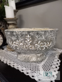 OSŁONKA DONICA NA NÓŻCE CERAMICZNO - BETONOWA 30 CM OSŁONKA DONICA NA NÓŻCE CERAMICZNO - BETONOWA 30 CM