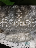 OSŁONKA DONICA NA NÓŻCE CERAMICZNO - BETONOWA 30 CM OSŁONKA DONICA NA NÓŻCE CERAMICZNO - BETONOWA 30 CM