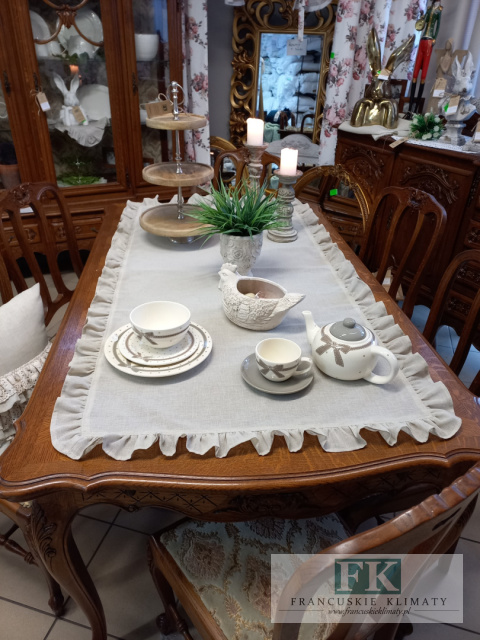 BIEŻNIK SERWETA FALBANY , 80/150 , obrus BIEŻNIK SERWETA FALBANY , 80/150 , obrus
