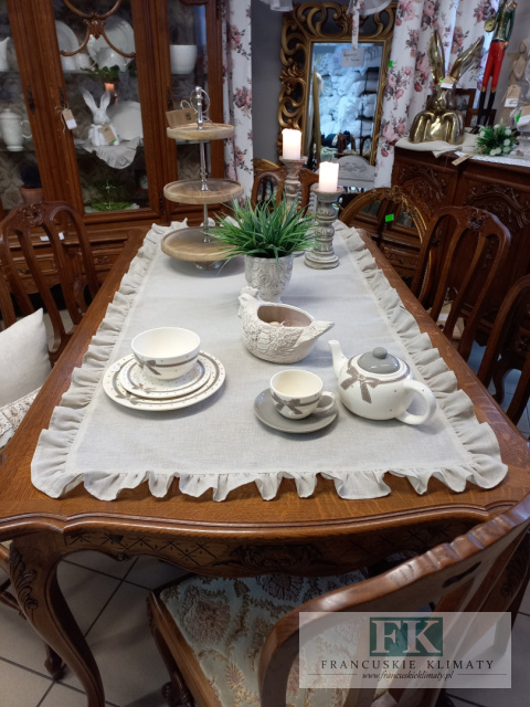 BIEŻNIK SERWETA FALBANY , 80/150 , obrus BIEŻNIK SERWETA FALBANY , 80/150 , obrus
