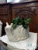 DONICA - OSŁONKA CERAMICZNO- BETONOWA "ŚLIMAK " 28 CM DONICA - OSŁONKA CERAMICZNO- BETONOWA "ŚLIMAK " 28 CM