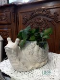 DONICA - OSŁONKA CERAMICZNO- BETONOWA "ŚLIMAK " 28 CM DONICA - OSŁONKA CERAMICZNO- BETONOWA "ŚLIMAK " 28 CM