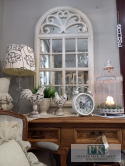 LUSTRO - OKNO W DREWNIANEJ RAMIE WYS. 123 x 70 CM LUSTRO - OKNO W DREWNIANEJ RAMIE WYS. 123 x 70 CM