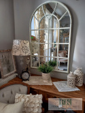 LUSTRO OKNO W metalowej RAMIE 120 CM W STYLU FRANCUSKIM LUSTRO OKNO W metalowej RAMIE 120 CM W STYLU FRANCUSKIM