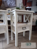 lite drewno KOMODA STOLIK z dwustronną szufladą 77 cm lite drewno KOMODA STOLIK z dwustronną szufladą 77 cm