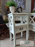 lite drewno KOMODA STOLIK z dwustronną szufladą 77 cm lite drewno KOMODA STOLIK z dwustronną szufladą 77 cm