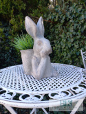 FIGURA KRÓLIK ZAJĄC Z KOSZYKIEM - OSŁONKA 37 CM FIGURA KRÓLIK ZAJĄC Z KOSZYKIEM - OSŁONKA 37 CM