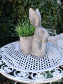 FIGURA KRÓLIK ZAJĄC Z KOSZYKIEM - OSŁONKA 37 CM FIGURA KRÓLIK ZAJĄC Z KOSZYKIEM - OSŁONKA 37 CM