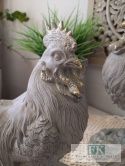 FIGURA KURA ceramiczno betonowa 25 cm FIGURA KURA ceramiczno betonowa 25 cm