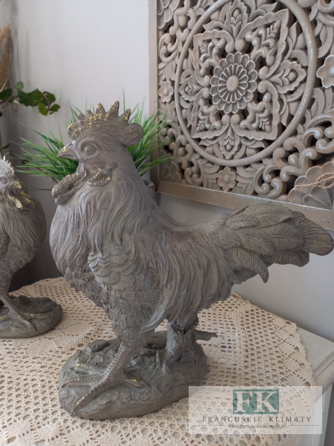 FIGURA KOGUT ceramiczno betonowa 30 cm FIGURA KOGUT ceramiczno betonowa 30 cm