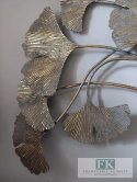 KUTA METALOWA 105 CM DEKORACJA ŚCIENNA LIŚCIE KUTA METALOWA 105 CM DEKORACJA ŚCIENNA LIŚCIE