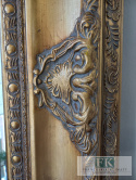 LUSTRO FAZOWANE 120 CM W ZŁOTEJ RAMIE LUSTRO FAZOWANE 120 CM W ZŁOTEJ RAMIE