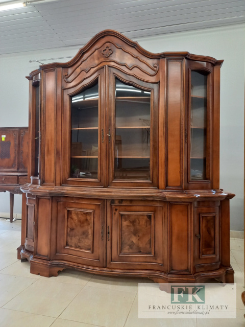 CUDO ! - BIBLIOTEKA KREDENS orzech 222 CM ! CUDO ! - BIBLIOTEKA KREDENS orzech 222 CM !