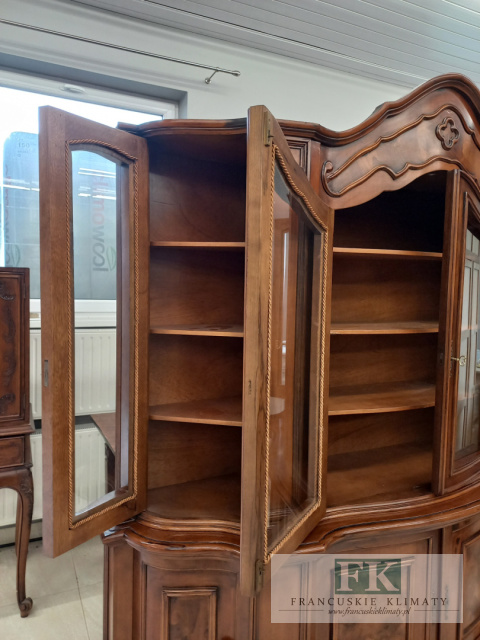 CUDO ! - BIBLIOTEKA KREDENS orzech 222 CM ! CUDO ! - BIBLIOTEKA KREDENS orzech 222 CM !