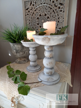 ŚWIECZNIK CERAMICZNO BETONOWY 25 CM