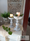 ŚWIECZNIK CERAMICZNO BETONOWY 25 CM ŚWIECZNIK CERAMICZNO BETONOWY 25 CM