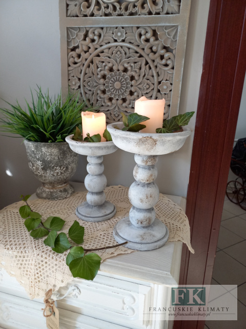 ŚWIECZNIK CERAMICZNO BETONOWY 25 CM ŚWIECZNIK CERAMICZNO BETONOWY 25 CM