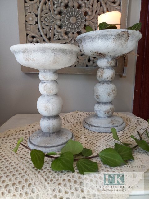 ŚWIECZNIK CERAMICZNO BETONOWY 21 CM ŚWIECZNIK CERAMICZNO BETONOWY 21 CM