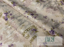 KUPON TKANINA 77 cm x 140 cm KWIATUSZKI FIOLET OKAZJA KUPON TKANINA 77 cm x 140 cm KWIATUSZKI FIOLET OKAZJA