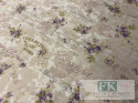KUPON TKANINA 77 cm x 140 cm KWIATUSZKI FIOLET OKAZJA KUPON TKANINA 77 cm x 140 cm KWIATUSZKI FIOLET OKAZJA